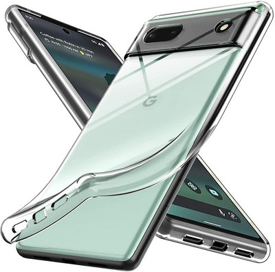 ChutPutMart Back Cover for Ultra Clear Soft Case Google Pixel 6A(Transparent, Camera Bump Protector, Silicon, Pack of: 1)