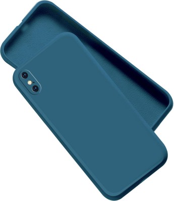 Artistque Back Cover for Apple iPhone XS(Blue, Matte Finish, Silicon, Pack of: 1)