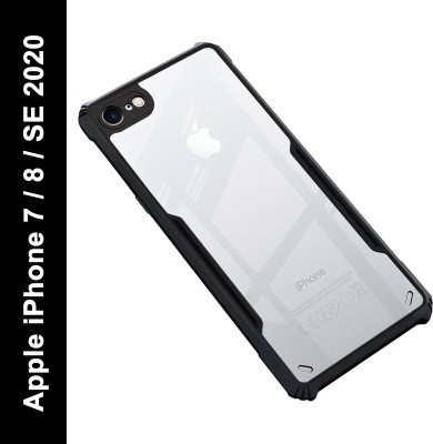 Zapcase Back Cover for Apple iPhone 7, Apple iPhone 8, Apple iPhone SE 2020(Black, Shock Proof, Pack of: 1)