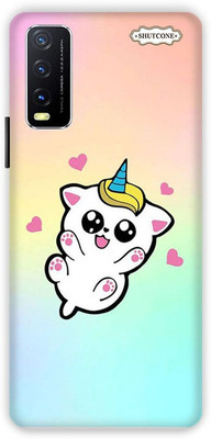 MyBestow Back Cover for Vivo Y12s(Multicolor, Hard Case, Pack of: 1)