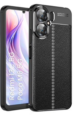 KWINE CASE Back Cover for Redmi 13C 5G(Black, Shock Proof, Pack of: 1)