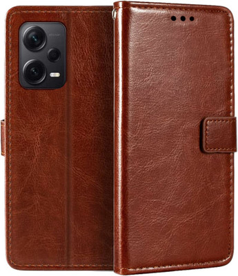 CASETON Back Cover for Redmi Note 12 Pro 5G(Brown, Pack of: 1)