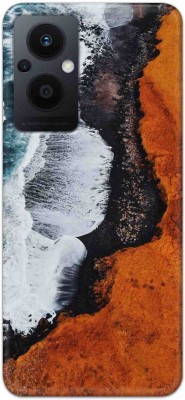 NDCOM Back Cover for Oppo F21s Pro 5G Ocean Beach Wave Printed(Multicolor, Hard Case, Pack of: 1)