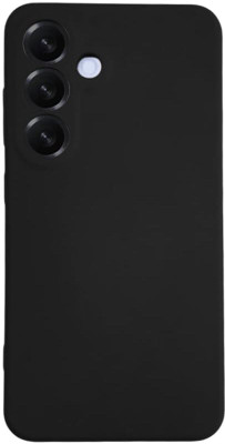 MV Creations Back Cover for Samsung S25 Silicon Back Cover with Micro Texture - Enhanced Grip and Protection(Black, Flexible, Silicon, Pack of: 1)