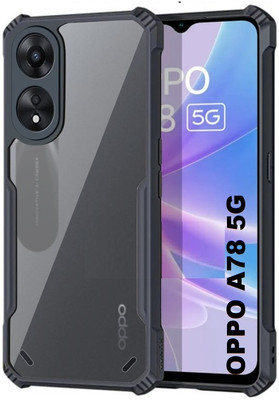 Casehub Front & Back Case for OPPO A78 5G(Green, Camera Bump Protector)