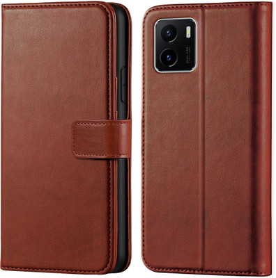 Ascensify Back Cover for Vivo Y15s(Brown, Dual Protection, Pack of: 1)