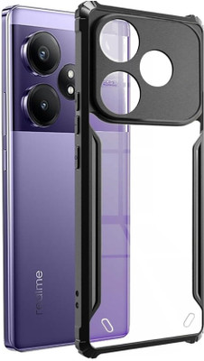 EASYBIZZ Back Cover for RealMe GT 6T 5G(White, Rugged Armor, Silicon, Pack of: 1)