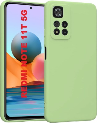 Wellchoice Back Cover for Poco M4 Pro 5G, Redmi Note 11T 5G(Green, Grip Case, Silicon, Pack of: 1)