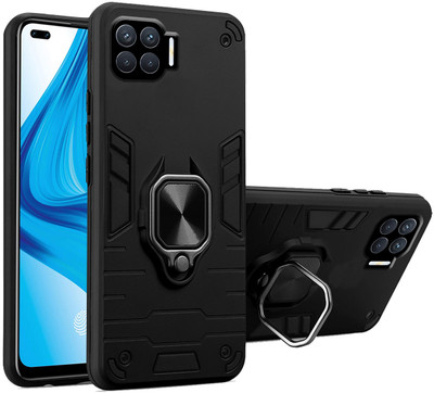 Wowcase Back Cover for Oppo F17 Pro(Black, Pack of: 1)