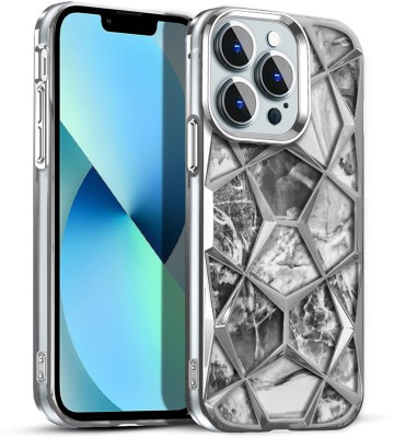 KARWAN Back Cover for APPLE iPhone 12 Pro Max(Silver, Electroplated, Pack of: 1)