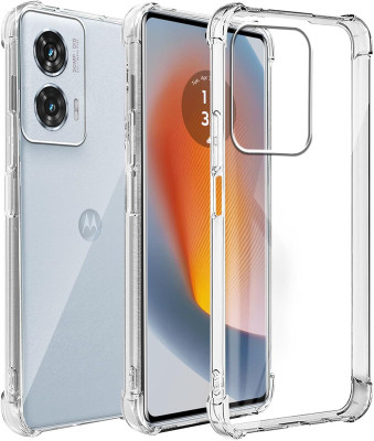 MoreFit Bumper Case for Moto Edge 50 Fusion 5G(Transparent, Flexible, Silicon, Pack of: 1)