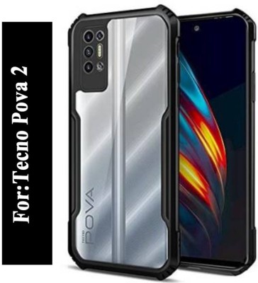 BUDDHU Back Cover for Tecno Pova 2(Transparent, Camera Bump Protector)