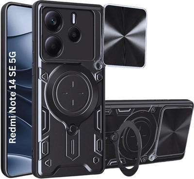 Flipkart SmartBuy Back Cover for Redmi Note 14 SE 5G(Black, Rugged Armor, Pack of: 1)