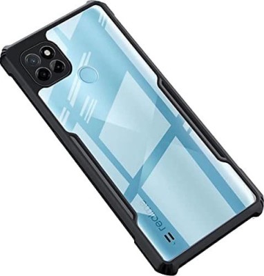 Zybux Back Cover for Realme C21Y, Clear Back Cover Case Mobile Cover for Realme C21Y(Black, Shock Proof, Silicon, Pack of: 1)