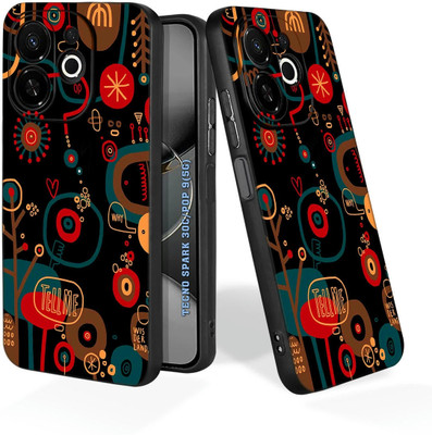 CLASSYPRINT Back Cover for Tecno Spark 30c / POP 9 5G(Black)