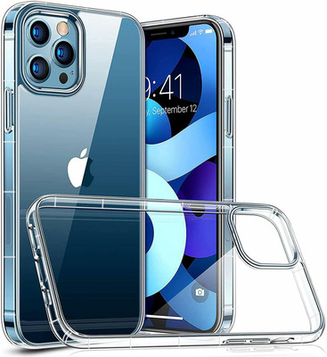 spaziogold Back Cover for iPhone 12 Pro Max(Crystal Clear | Soft & Flexible TPU | Camera Protection)(Transparent, Shock Proof, Silicon, Pack of: 1)
