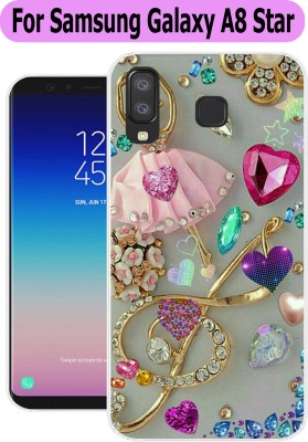 Unitrend Back Cover for Samsung Galaxy A8 Star(Transparent, Flexible, Silicon, Pack of: 1)
