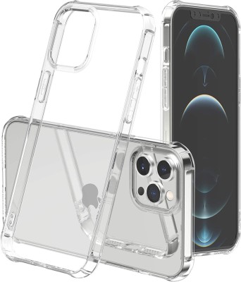 Rugraj Back Cover for APPLE iPhone 12 Pro Max, Plain, Back, Case, Cover(Transparent, Grip Case, Pack of: 1)
