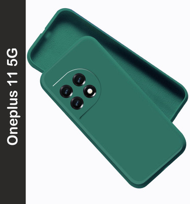 Artistque Back Cover for OnePlus 11 5G(Green, Flexible, Silicon, Pack of: 1)