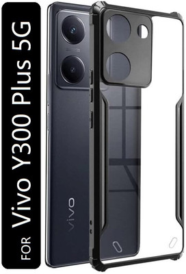 KWINE CASE Back Cover for Vivo Y300 Plus 5G, Vivo Y200 Pro 5G, vivo Y300 Plus, vivo Y300+ 5G(Black, Shock Proof, Pack of: 1)