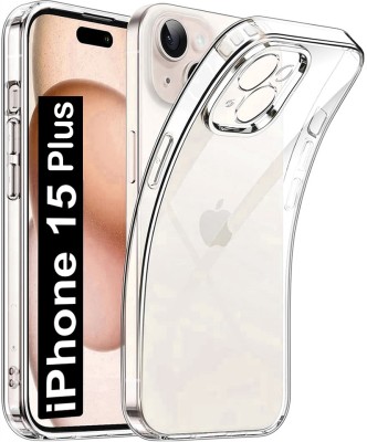 Casotec Back Cover for Apple iPhone 15 Plus(Transparent, Silicon, Pack of: 1)