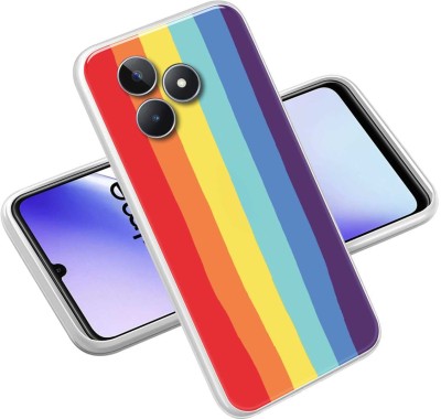 Vascase Back Cover for Realme Narzo N53(Multicolor, Dual Protection, Silicon, Pack of: 1)