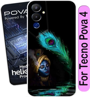 Unitrend Back Cover for Tecno Pova 4(Transparent, Flexible, Silicon, Pack of: 1)