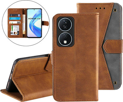 Autofocus Back Cover for Honor X7B, Honor X7B 5G(Brown, Magnetic Case, Pack of: 1)