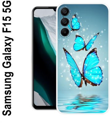 Amstyle Back Cover for Samsung Galaxy F15 5G(Blue, Flexible, Silicon, Pack of: 1)