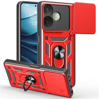 RUNICHA Back Cover for Oppo A5 Pro 5G(Red, Shock Proof, Pack of: 1)