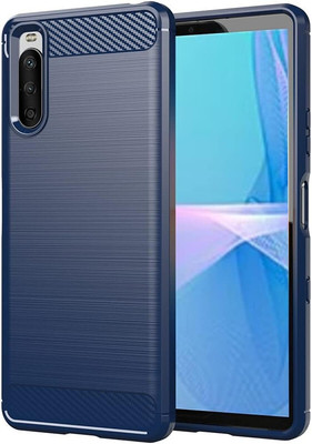 Elica Back Cover for Sony Xperia 10 III(Blue, Grip Case, Silicon, Pack of: 1)