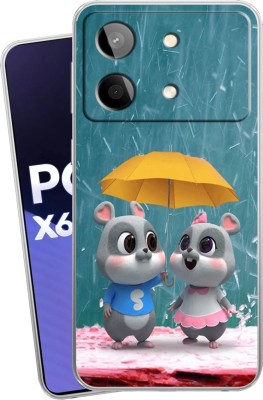 Selfless Back Cover for Poco X6 Neo 5G(Multicolor, Dual Protection, Silicon, Pack of: 1)