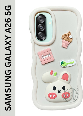 Hive Back Cover for Samsung Galaxy A26 5G, Samsung A26 5G(White, Grip Case, Silicon, Pack of: 1)