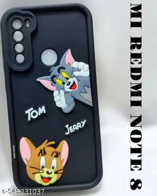 Kovado Back Cover for Xiaomi Redmi Note 8 (Tom & Jerry 3D Cute Animated Girly Women Case)(Black, 3D Case)