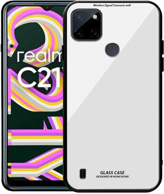 Imperium Back Cover for Realme C21Y(White, Hard Case, Pack of: 1)