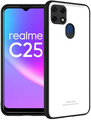 Infigo Back Cover for Realme C25(White, Hard Case, Pack of: 1)