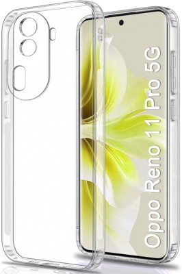 INSTYLE Back Cover for Oppo Reno 11 Pro 5G(Transparent, Grip Case, Silicon, Pack of: 1)