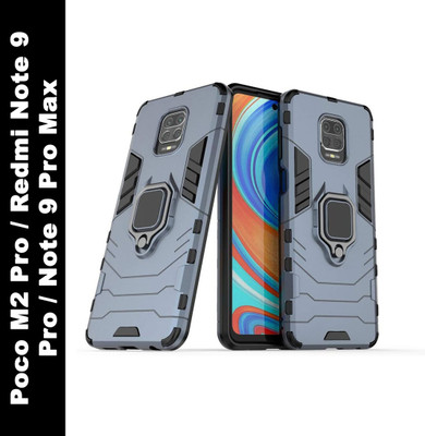Cover Alive Back Cover for Poco M2 Pro, Mi Redmi Note 9 Pro, Mi Redmi Note 9 Pro Max(Blue, Shock Proof, Pack of: 1)