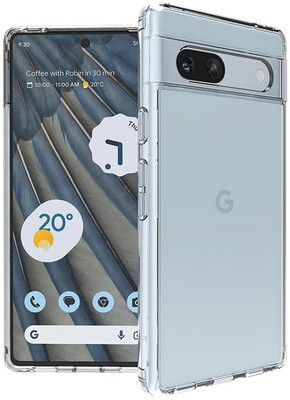 ChutPutMart Back Cover for Ultra Clear Soft Case Google Pixel 7A(Transparent, Camera Bump Protector, Silicon, Pack of: 1)