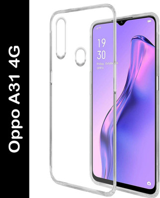 Casotec Back Cover for Oppo A31 4G(Transparent, Silicon, Pack of: 1)