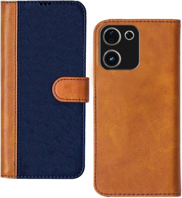 GLOBAL NOMAD Back Cover for iQOO Z9s Pro 5G(Blue, Brown, Dual Protection, Pack of: 1)