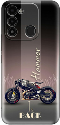 CLASSYPRINT Back Cover for Tecno Spark Go 2022, Tecno Spark 8C, Tecno Spark 9(Black)
