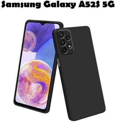 Casehub Back Cover for Samsung Galaxy A52s 5G, Samsung A52s 5G(Black, Camera Bump Protector, Silicon, Pack of: 1)