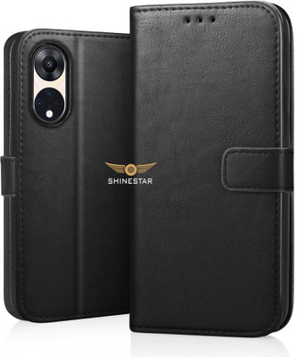 SHINESTAR. Back Cover for OPPO Reno8T 5G(Black, Pack of: 1)