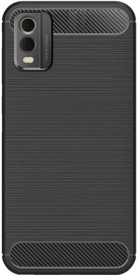 Aspir Back Cover for Nokia C32 4G(Black, Grip Case, Pack of: 1)