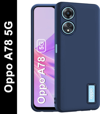 CEDO XPRO Back Cover for Oppo A78 5G(Blue, Dual Protection, Silicon, Pack of: 1)