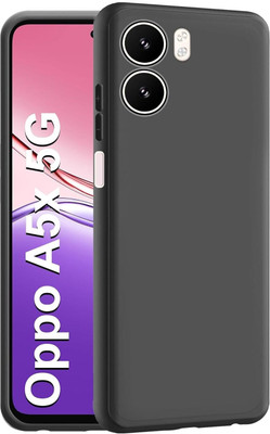 kursa hub Back Cover for OPPO A5x 5G-ca25(Black, Camera Bump Protector, Pack of: 1)
