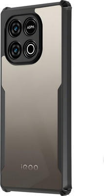 Sciforce Back Cover for iQOO Neo 10 5G / Vivo Y300 GT 5G, Ip8(Black, Transparent, Grip Case, Pack of: 1)