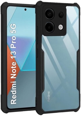 FweIIT Back Cover for Redmi 13 pro/Mi Redmi Note 13 Pro(Transparent, Grip Case, Silicon, Pack of: 1)