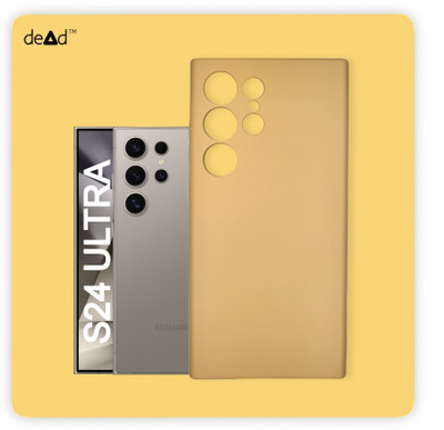 dead Back Cover for SAMSUNG Galaxy S24 Ultra 5G(Yellow, Grip Case, Pack of: 1)
